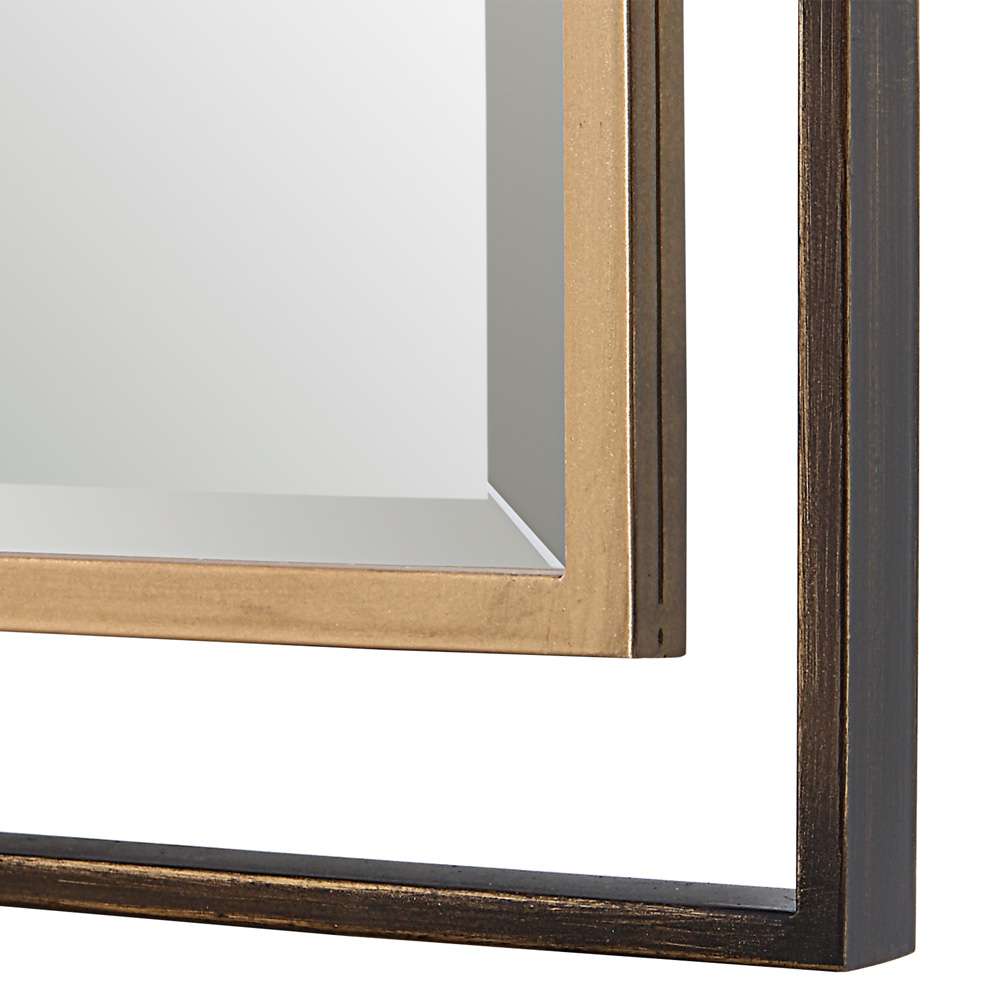 Uttermost - Carrizo Tall Bronze & Gold Mirror - 09776 veiw 3