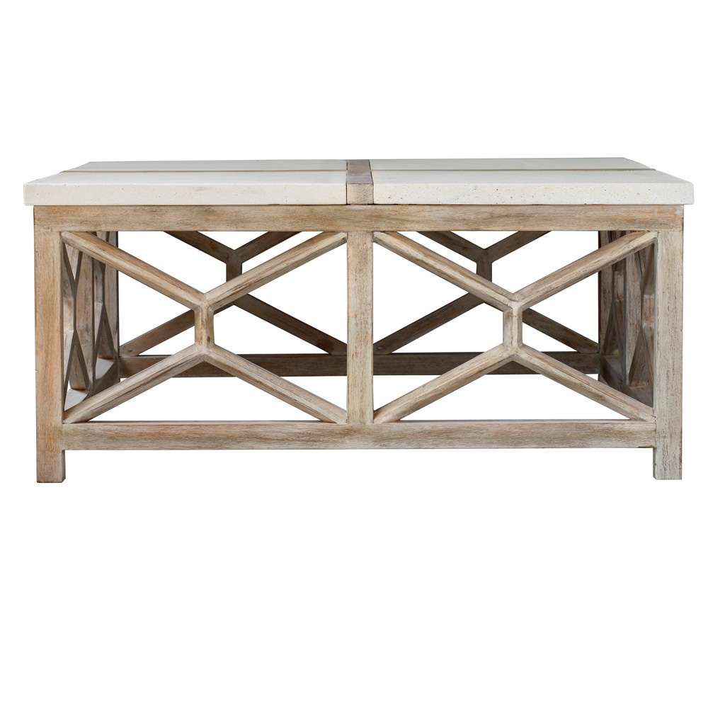 Uttermost - Catali Stone Coffee Table - 25885 veiw 3