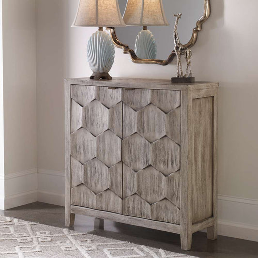 Uttermost - Catori Smoked Ivory Console Cabinet - 25862 veiw 2