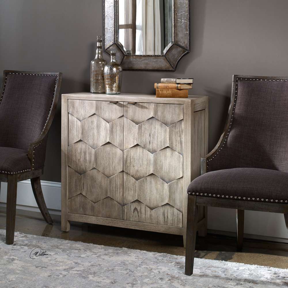 Uttermost - Catori Smoked Ivory Console Cabinet - 25862 veiw 3