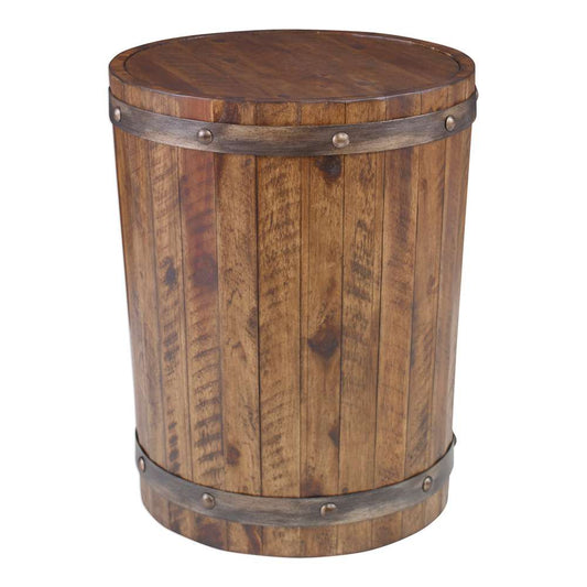 Uttermost - Ceylon Wine Barrel Side Table - 25327 veiw 1