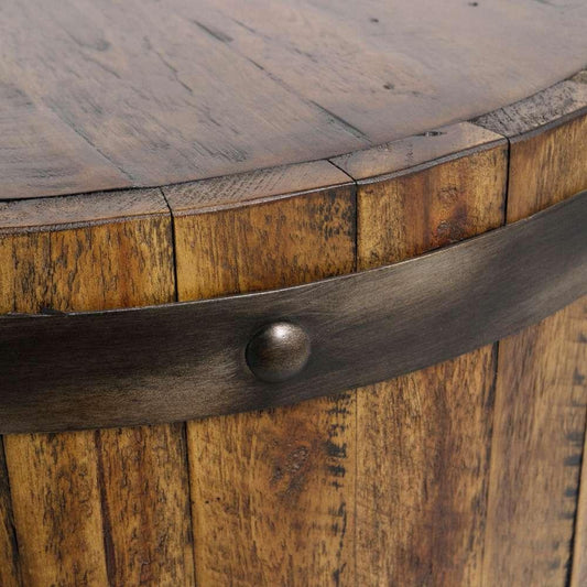 Uttermost - Ceylon Wine Barrel Side Table - 25327 veiw 2