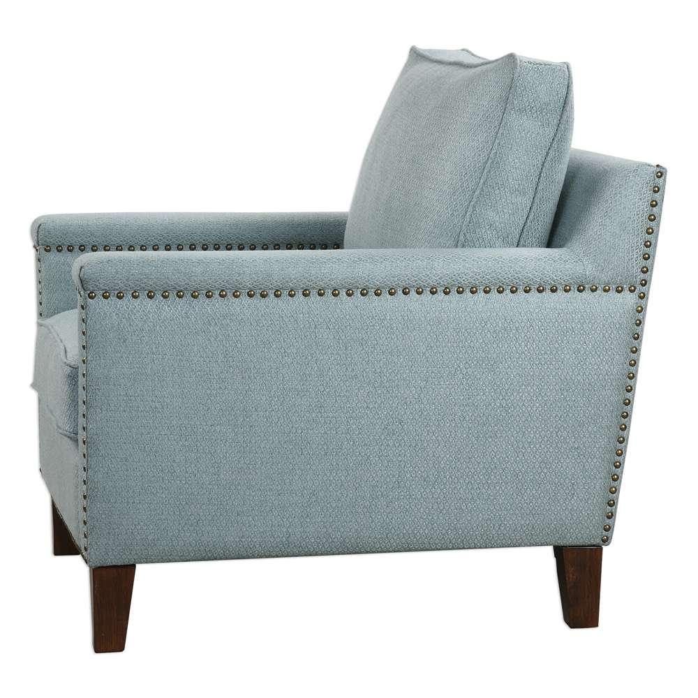 Uttermost - Charlotta Sea Mist Accent Chair - 23381 veiw 3