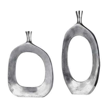 Uttermost - Cierra Aluminum Vases (Set of 2) - 20187 veiw 1