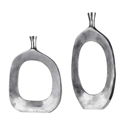 Uttermost - Cierra Aluminum Vases (Set of 2) - 20187 veiw 1
