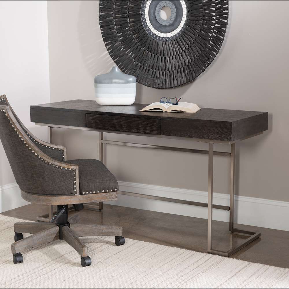 Uttermost - Claude Modern Oak Desk - 25380 veiw 2