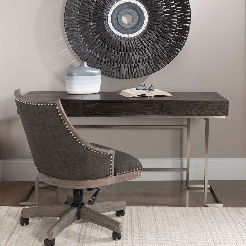 Uttermost - Claude Modern Oak Desk - 25380 veiw 4