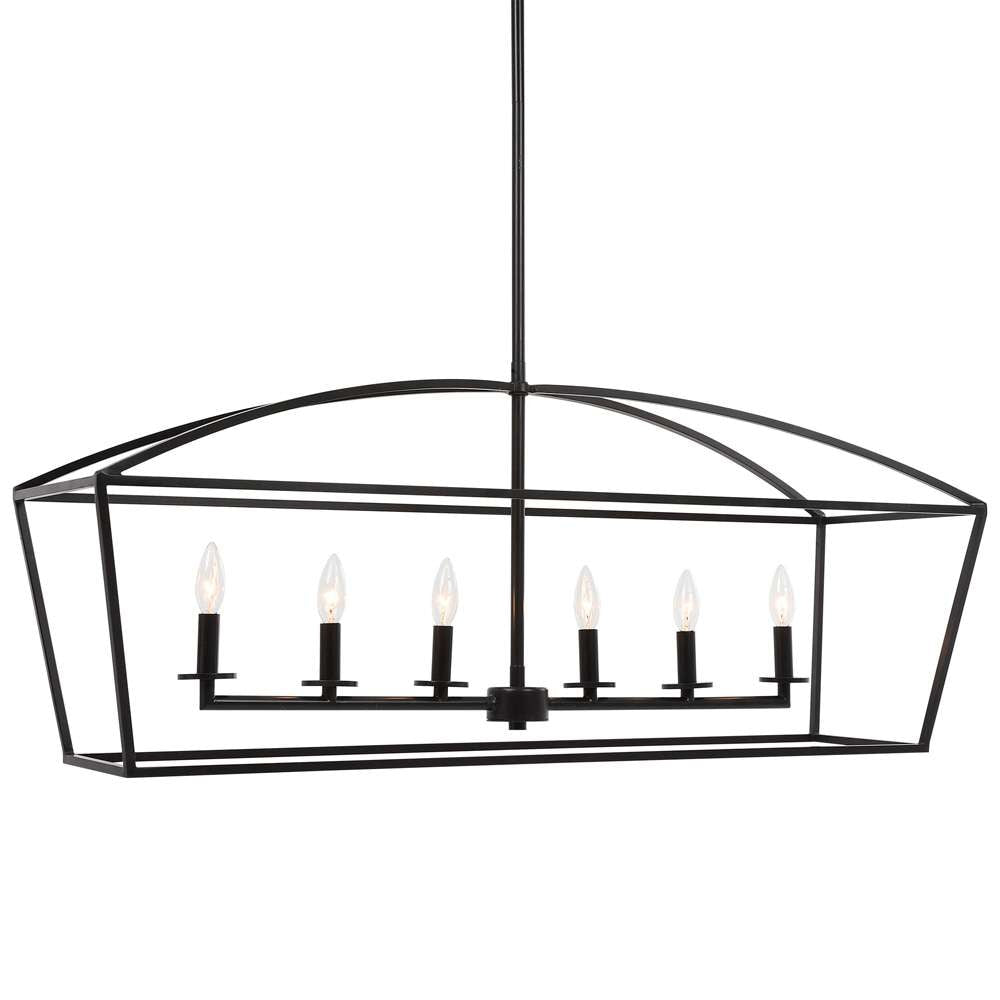 Uttermost - Clayton 6 Light Linear Chandelier - 21348 veiw 1