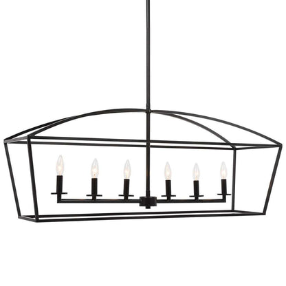 Uttermost - Clayton 6 Light Linear Chandelier - 21348 veiw 1