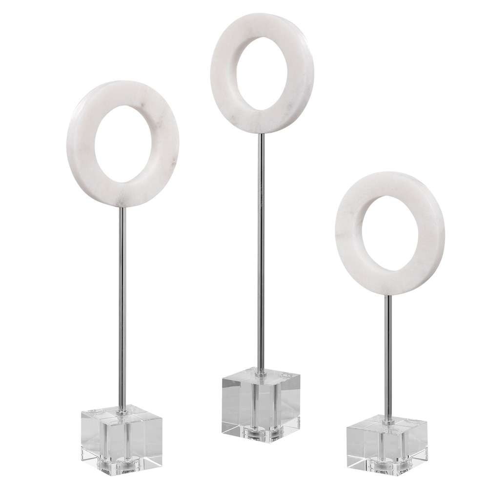 Uttermost - Coin Toss Marble Rings (Set of 3) - 17871 veiw 1