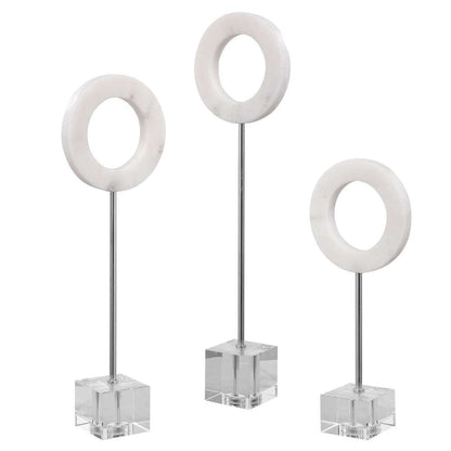 Uttermost - Coin Toss Marble Rings (Set of 3) - 17871 veiw 1