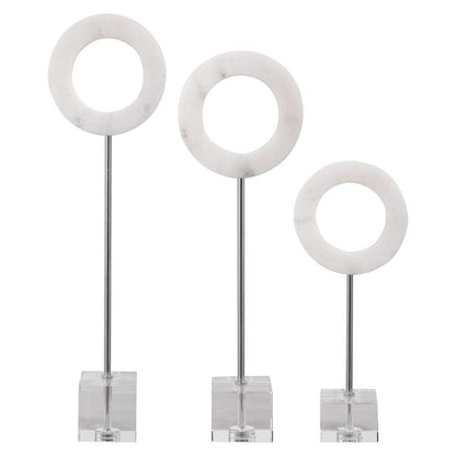 Uttermost - Coin Toss Marble Rings (Set of 3) - 17871 veiw 3