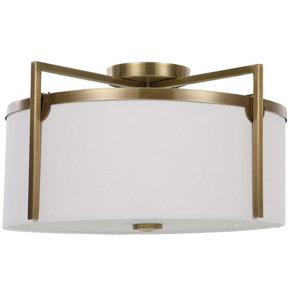 Uttermost - Colfax Brass 3 Light Semi Flush - 22283 veiw 2