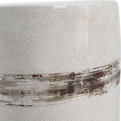 Uttermost - Comanche White Ceramic Garden Stool - 25287 veiw 2