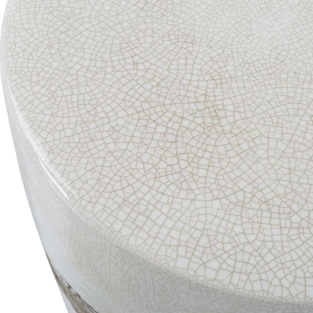 Uttermost - Comanche White Ceramic Garden Stool - 25287 veiw 3