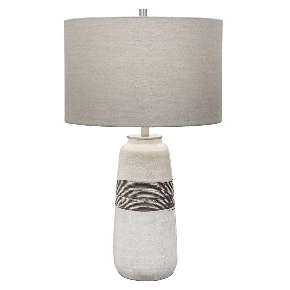 Uttermost - Comanche White Crackle Table Lamp - 28392-1 veiw 1