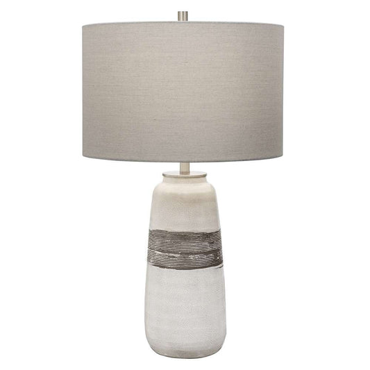 Uttermost - Comanche White Crackle Table Lamp - 28392-1 veiw 1