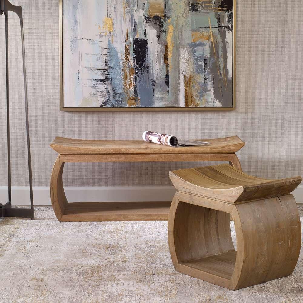 Uttermost - Connor Reclaimed Wood Bench - 25204 veiw 3
