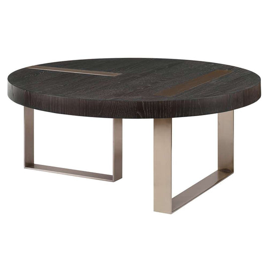 Uttermost - Converge Round Coffee Table - 25119 veiw 2
