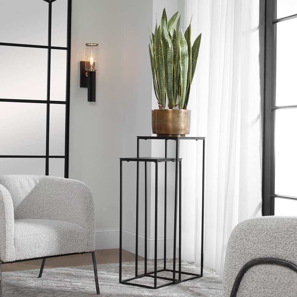 Uttermost - Coreene Nesting Pedestal Tables (Set of 2) - 25121 veiw 3