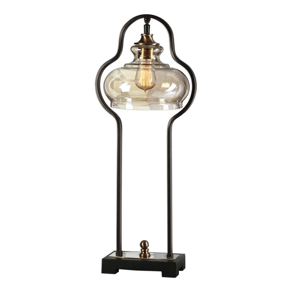 Uttermost - Cotulla Aged Black Desk Lamp - 29259-1 veiw 1