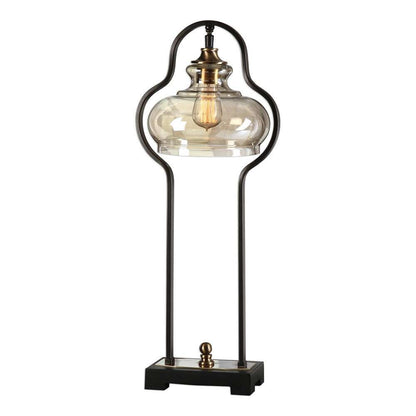 Uttermost - Cotulla Aged Black Desk Lamp - 29259-1 veiw 1
