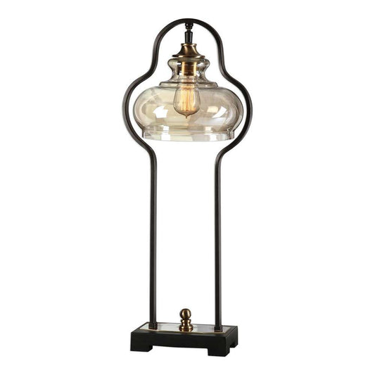 Uttermost - Cotulla Aged Black Desk Lamp - 29259-1 veiw 1
