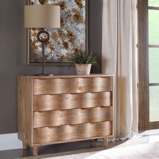 Uttermost - Crawford Light Oak Accent Chest - 25337 veiw 2