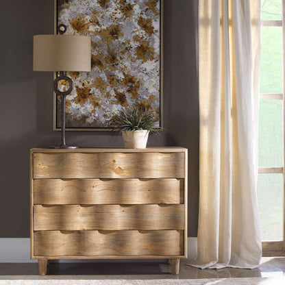 Uttermost - Crawford Light Oak Accent Chest - 25337 veiw 3