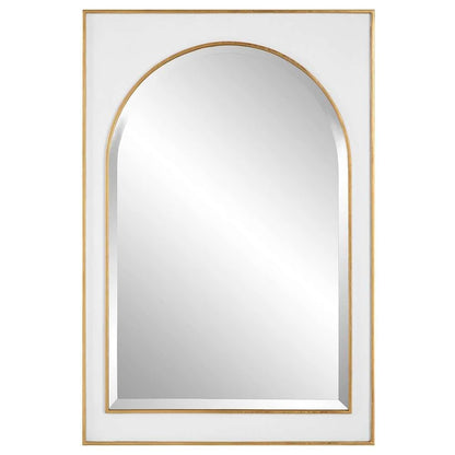 Uttermost - Crisanta Gloss White Arch Mirror - 09916 veiw 1