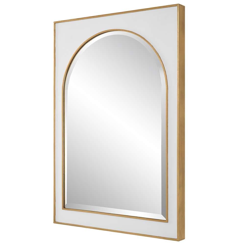 Uttermost - Crisanta Gloss White Arch Mirror - 09916 veiw 3