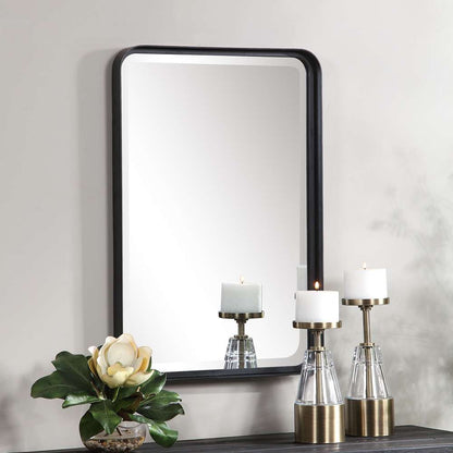 Uttermost - Croften Black Vanity Mirror - 09573 veiw 3