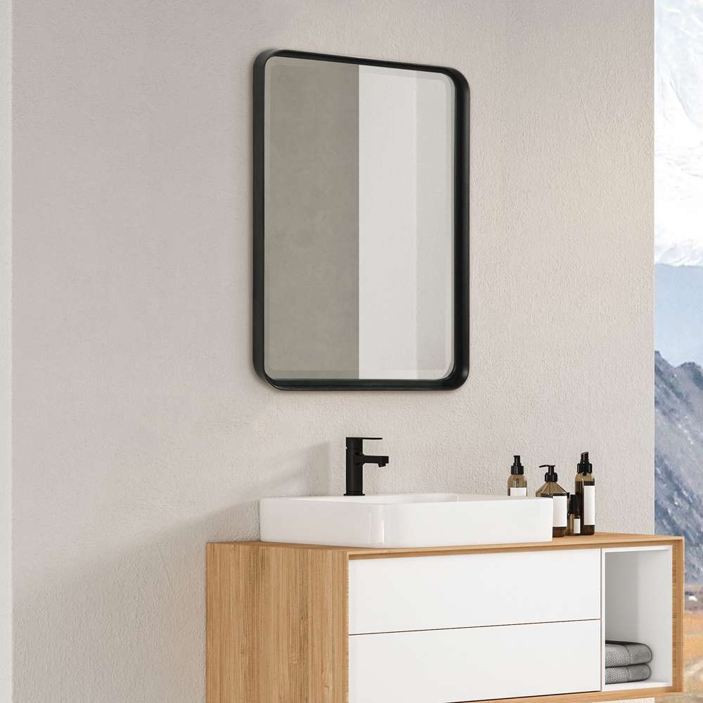 Uttermost - Croften Black Vanity Mirror - 09573 veiw 4