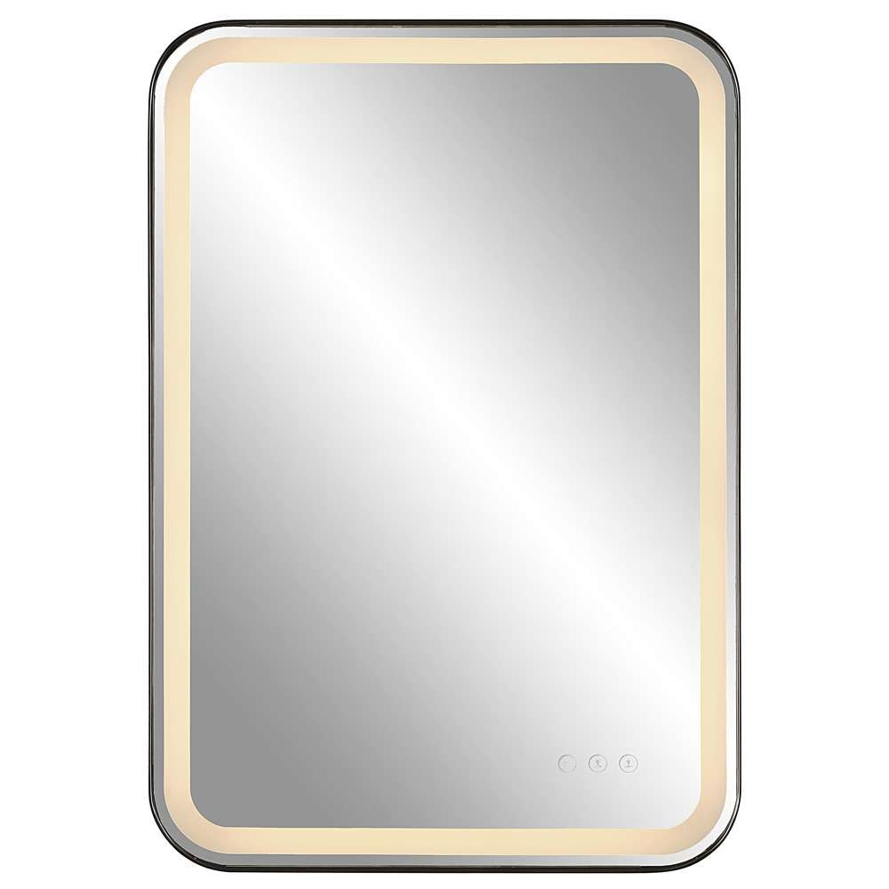 Uttermost - Crofton Lighted Black Vanity Mirror - 09861 veiw 1