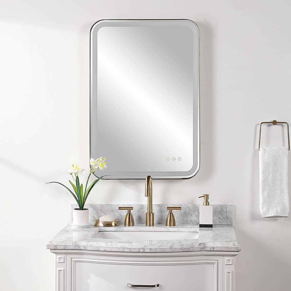 Uttermost - Crofton Lighted Black Vanity Mirror - 09861 veiw 3