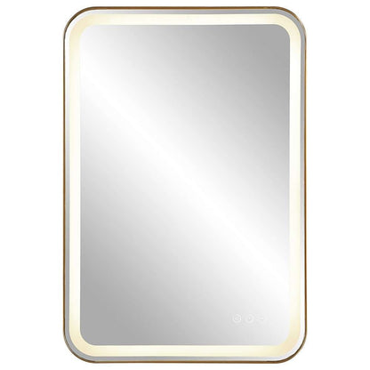 Uttermost - Crofton Lighted Brass Vanity Mirror - 09862 veiw 1