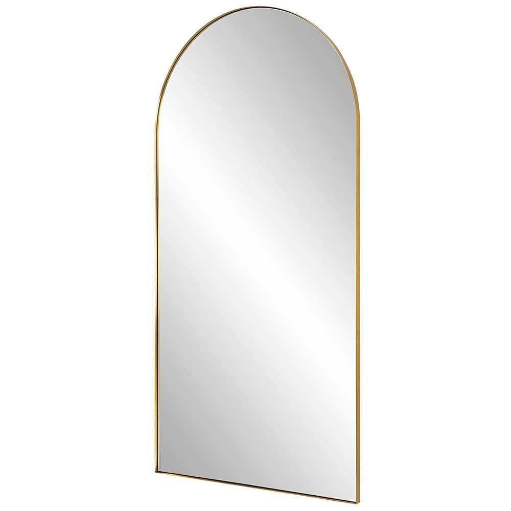 Uttermost - Crosley Antique Brass Arch Mirror - 09841 veiw 3