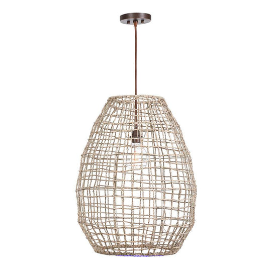 Uttermost - Cross Weave 1 Light Pendant - 21535 veiw 1