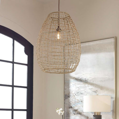 Uttermost - Cross Weave 1 Light Pendant - 21535 veiw 4