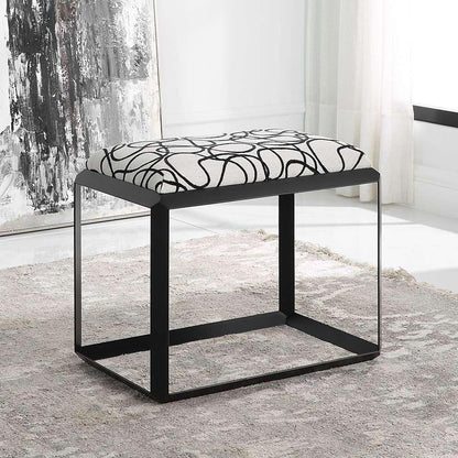 Uttermost - Curls Gray Small Bench - 23768 veiw 4