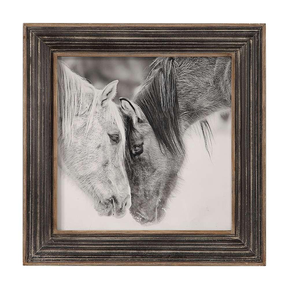 Uttermost - Custom Black And White Horses Print - 51110 veiw 1
