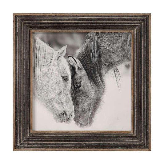 Uttermost - Custom Black And White Horses Print - 51110 veiw 1