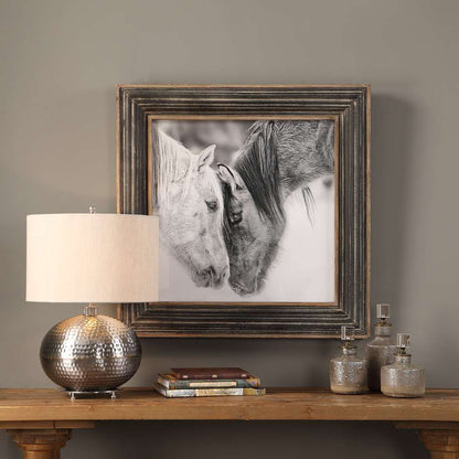 Uttermost - Custom Black And White Horses Print - 51110 veiw 3