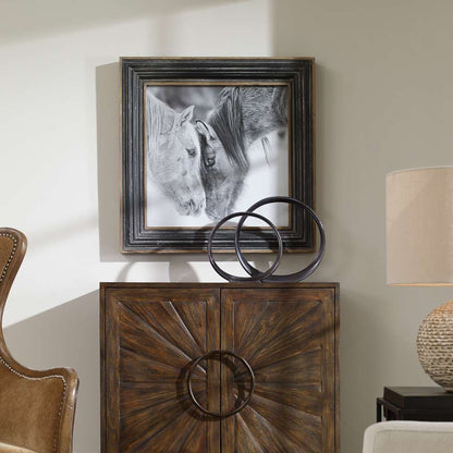 Uttermost - Custom Black And White Horses Print - 51110 veiw 4