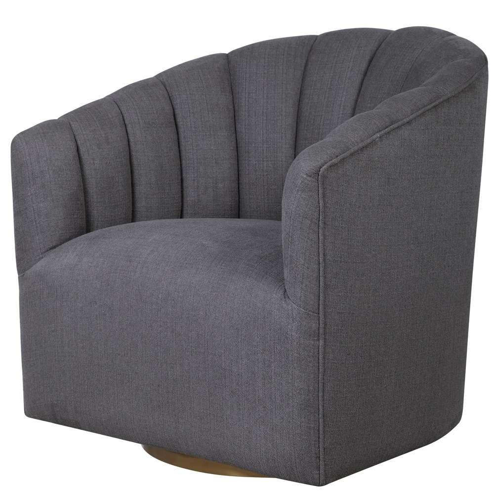 Uttermost - Cuthbert Modern Swivel Chair - 23536 veiw 3