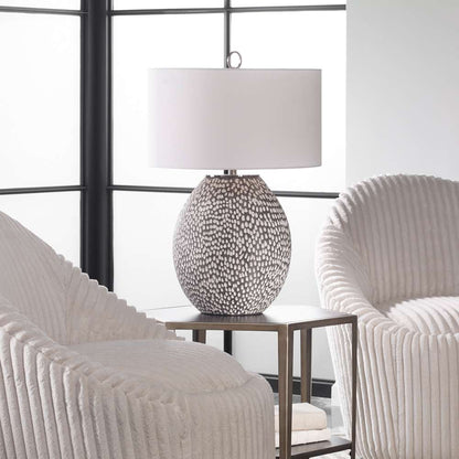 Uttermost - Cyprien Gray White Table Lamp - 28448-1 veiw 3