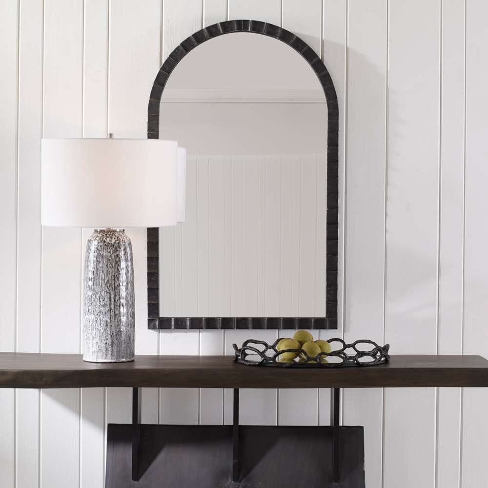 Uttermost - Dandridge Black Arch Mirror - 09784 veiw 4