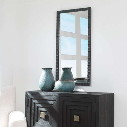 Uttermost - Dandridge Black Industrial Mirror - 09780 veiw 2