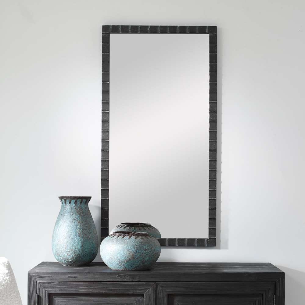 Uttermost - Dandridge Black Industrial Mirror - 09780 veiw 4