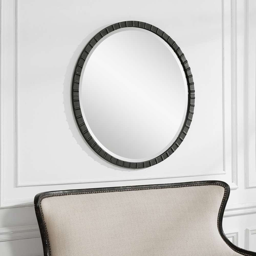 Uttermost - Dandridge Round Industrial Mirror - 09702 veiw 2